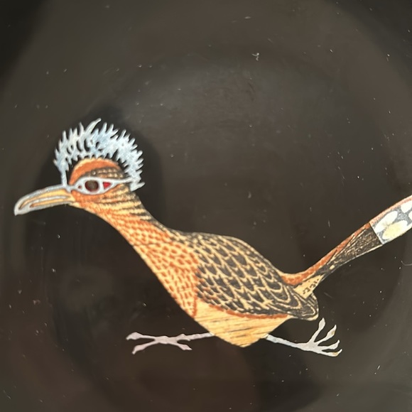 Vintage “Couroc of Monterey” Roadrunner bowl - Picture 2 of 4
